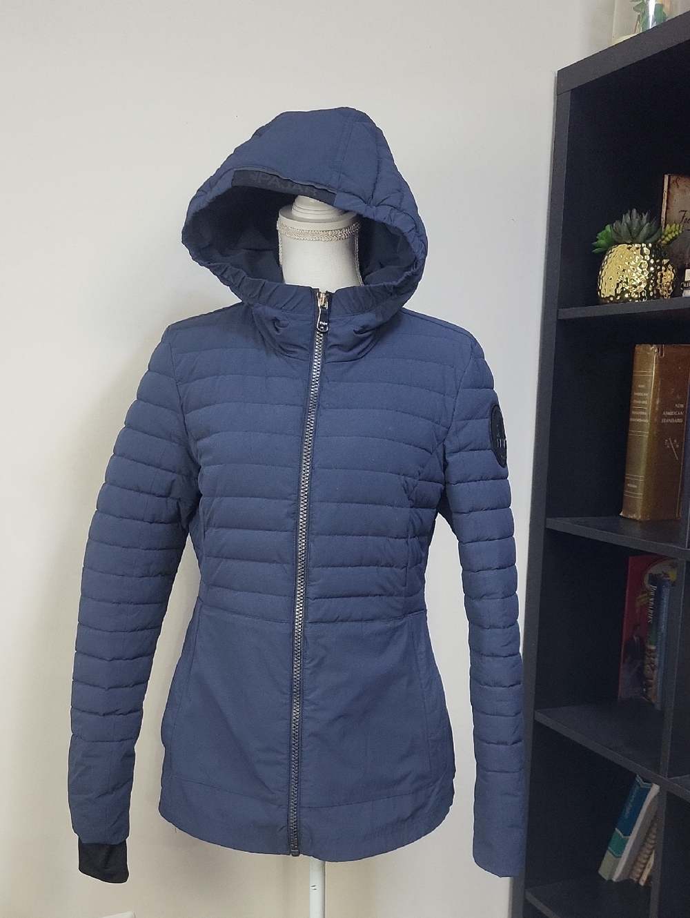 PAJAR Blue Featherless Thinsulate Packable Canadululian Hooded Puffer Jacket
